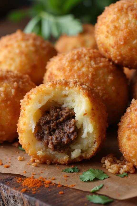 Stuffed Potato Balls